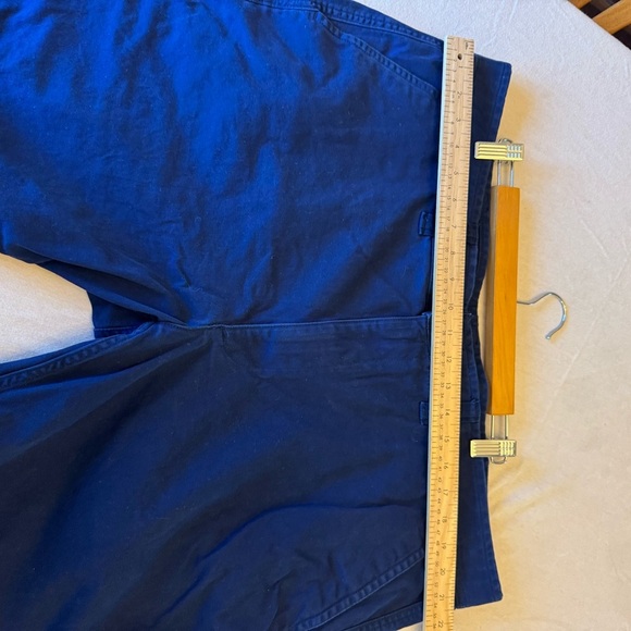 St. John's Bay Blue Flat Front Shorts - Picture 4 of 5